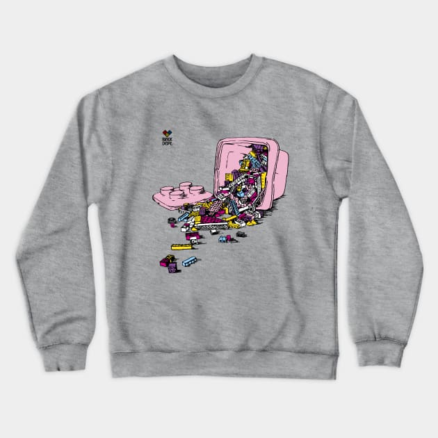 Pink Bucket Crewneck Sweatshirt by The Brick Dept